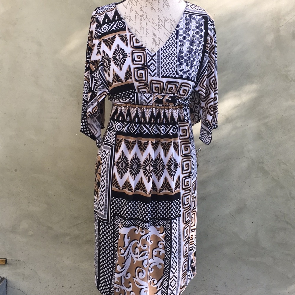 Carole Little Tribal Print Dress.